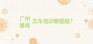 广州番禺叉车培训哪里有? 广州番禺叉车培训哪里有?